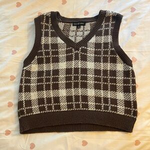 brown vest